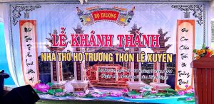 HỘI ĐỒNG HỌ TRƯƠNG QUẢNG TRỊ - TIN HOẠT ĐỘNG