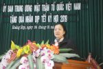 Bà Trương Thị Ngọc Ánh – Ủy viên Đảng đoàn Ủy ban Trung ương Mặt trận Tổ quốc Việt Nam, Phó Bí thư Đảng ủy, Chủ nhiệm Ủy ban Kiểm tra Đảng ủy, Phó Chủ tịch Ủy ban Trung ương Mặt trận Tổ quốc Việt Nam